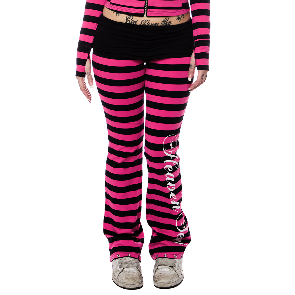 Eclipse Foldover Pants - Pink – HeavenSent