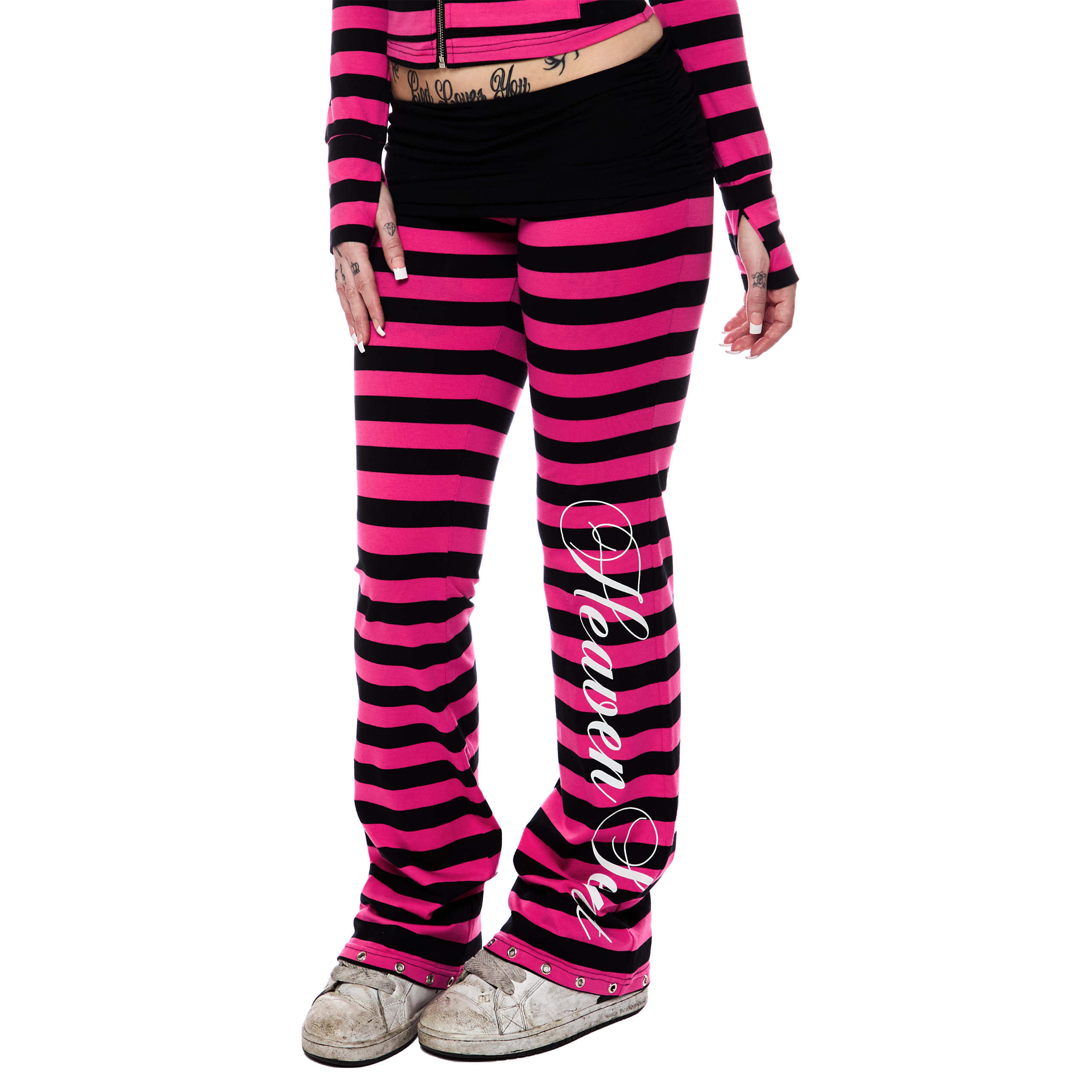 Eclipse Foldover Pants - Pink – HeavenSent