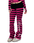 Eclipse Foldover Pants - Pink