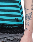 Daytona Tank - Blue Stripes