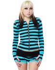Eclipse Zip Up - Teal