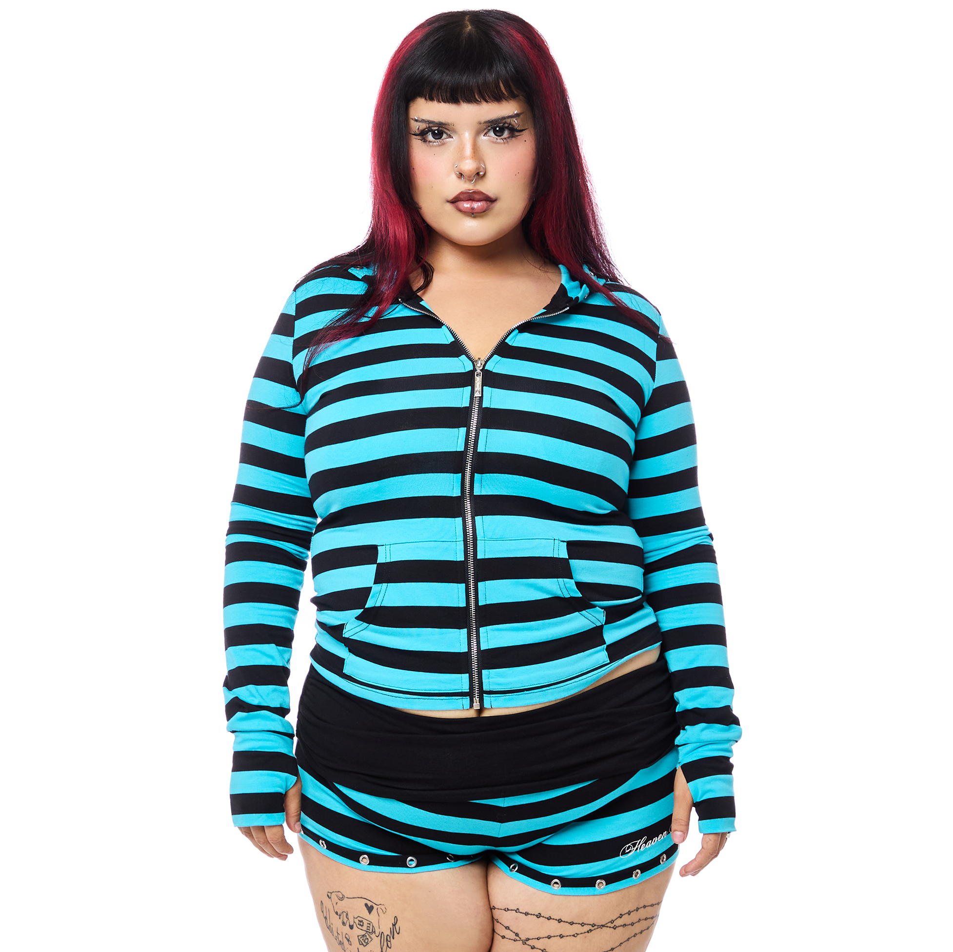 Eclipse Zip Up - Teal – HeavenSent