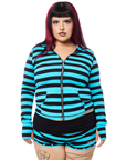 Eclipse Zip Up - Teal