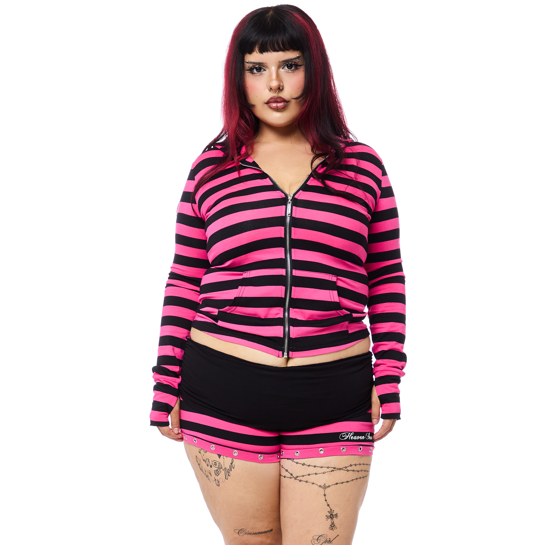 Eclipse Zip Up - Pink – HeavenSent