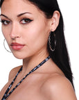 XL Chained Hoops