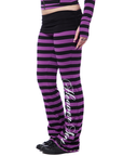 Eclipse Foldover Pants - Purple