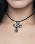 Maneater Cross Necklace