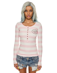 Expelled Henley - Pink