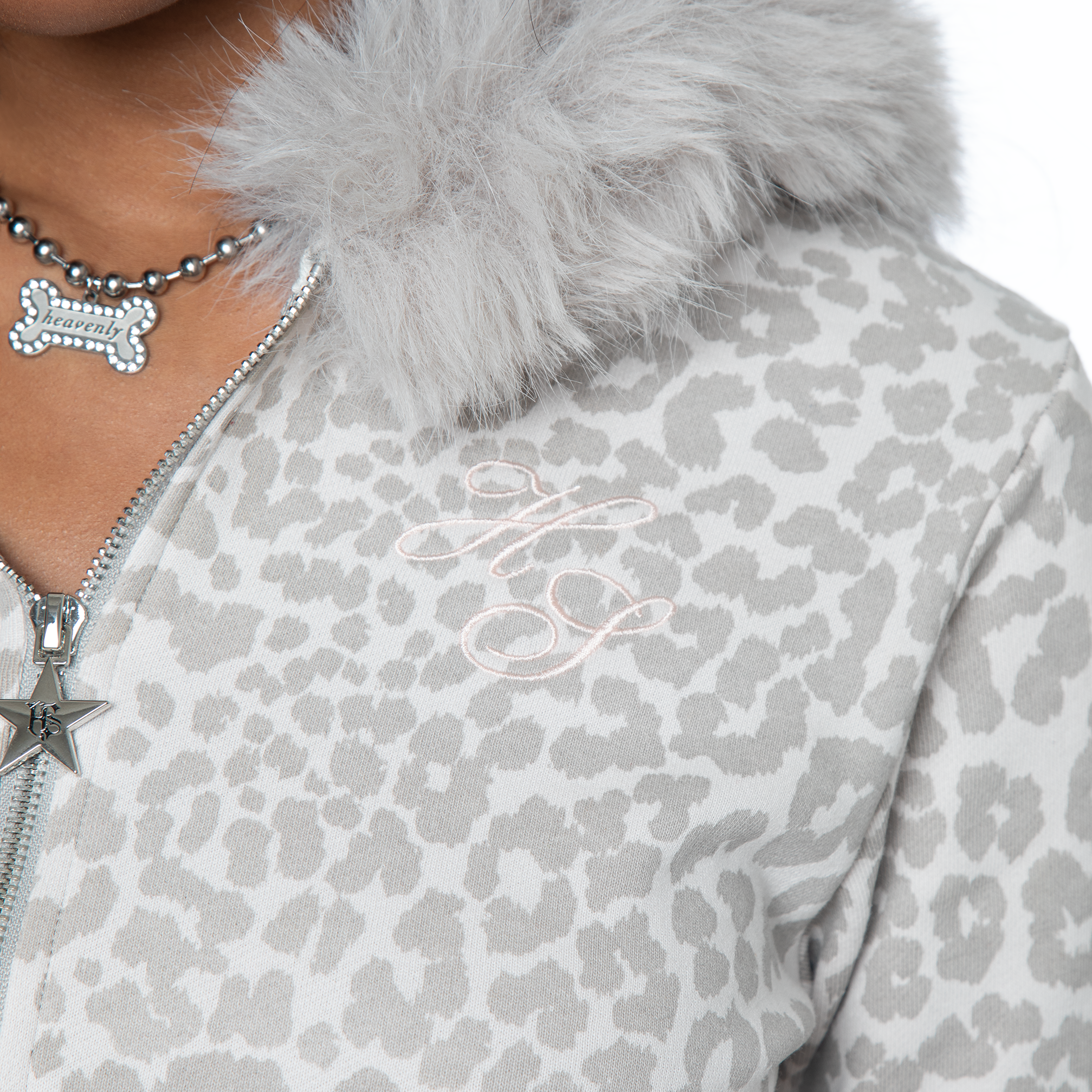 Essential Hoodie - Snow Leopard