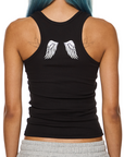 Angel in Training Tank - Black