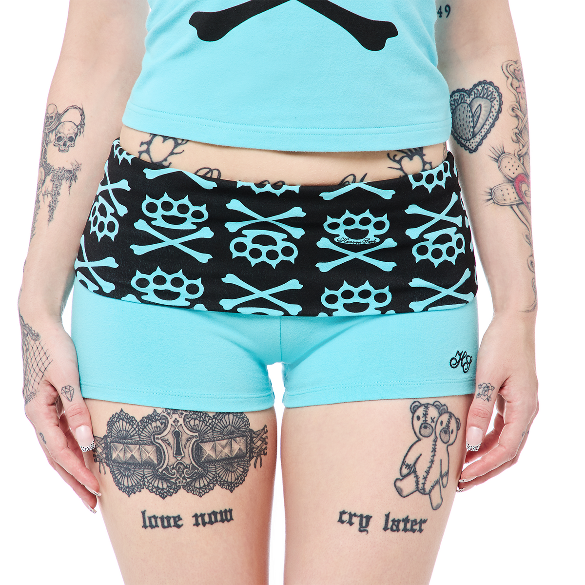 Suckerpunch Foldover Shorts – HeavenSent