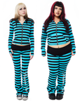 Eclipse Foldover Pants - Teal
