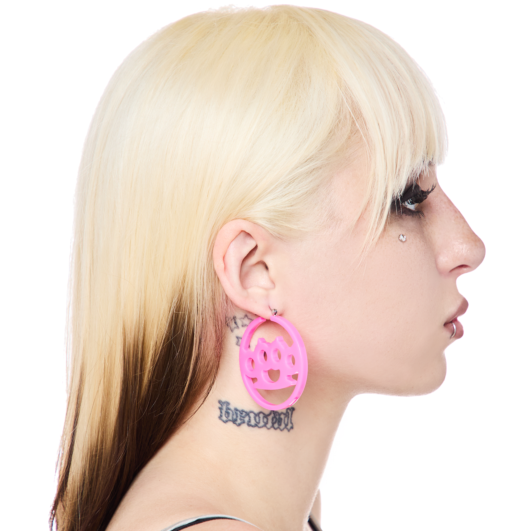 Bruiser Hoops - Pink