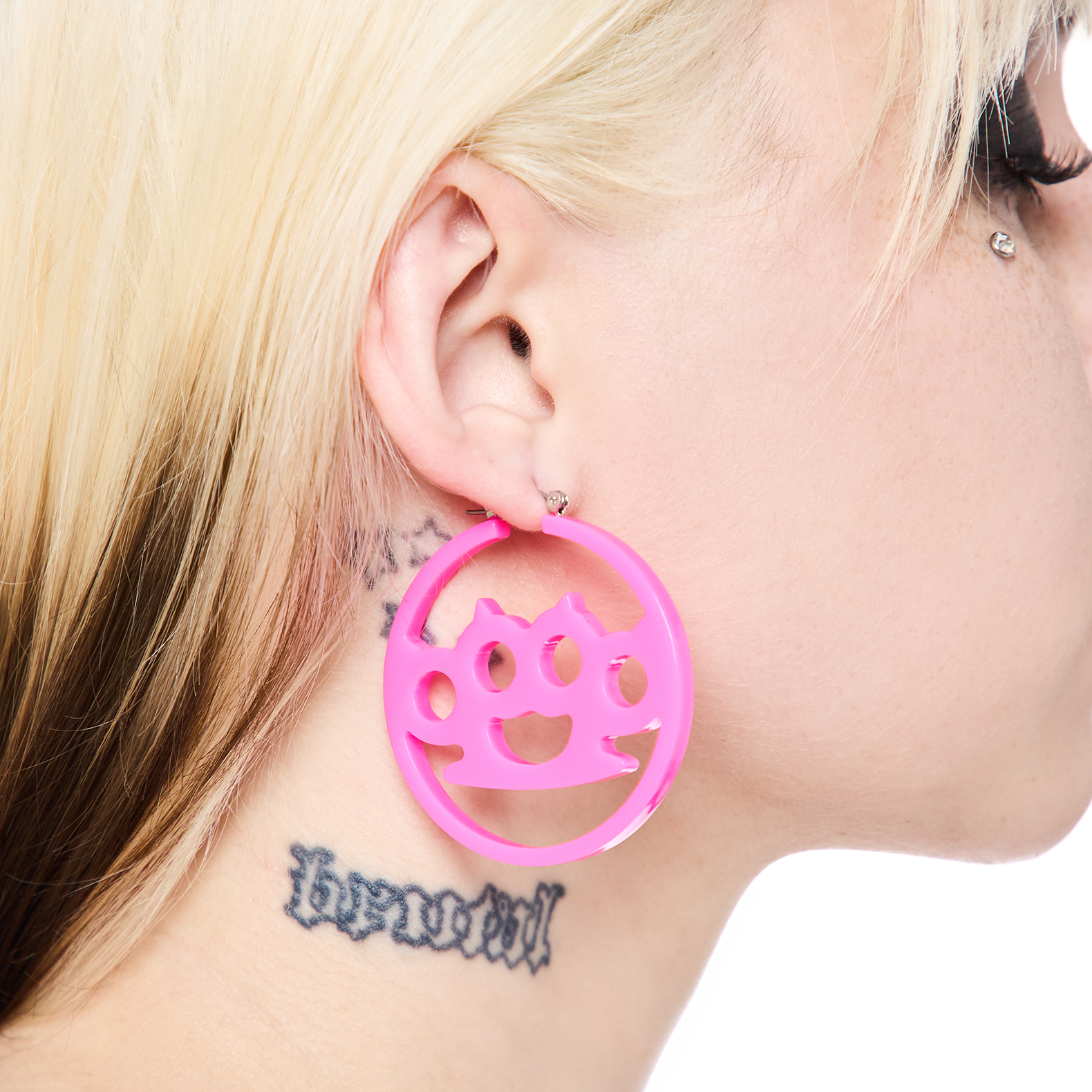 Bruiser Hoops - Pink