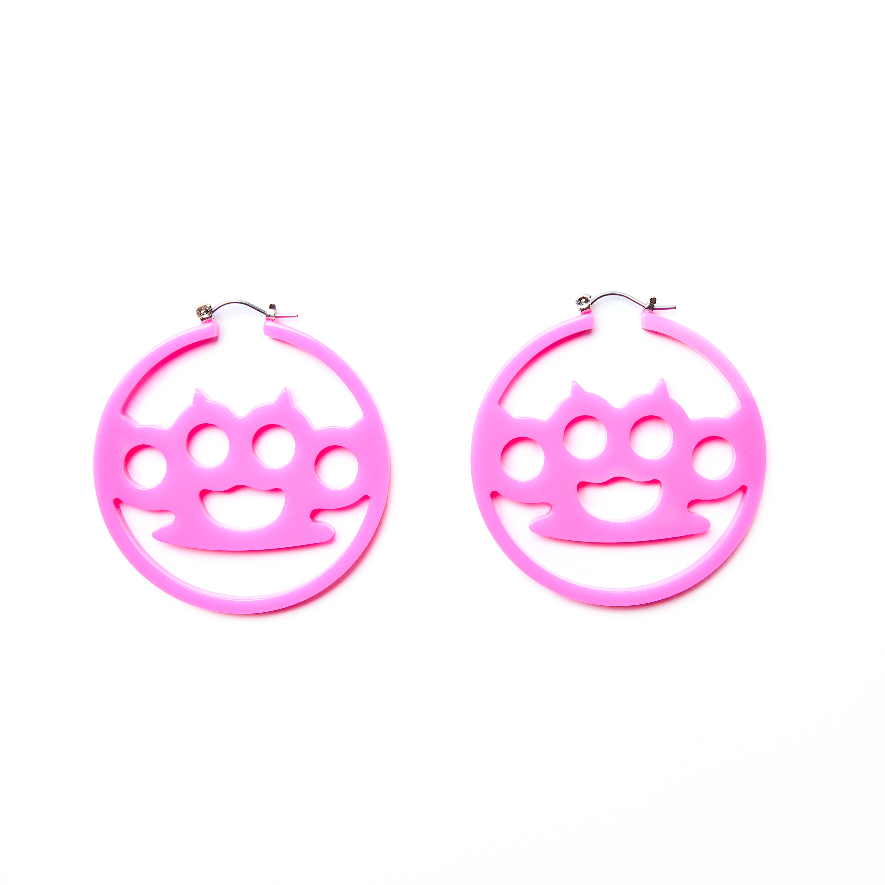 Bruiser Hoops - Pink