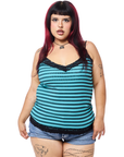 Daytona Tank - Blue Stripes