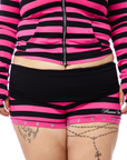 Eclipse Foldover Shorts - Pink