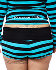Eclipse Foldover Shorts - Teal