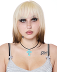 Ginseng Cross Necklace