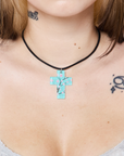 Ginseng Cross Necklace