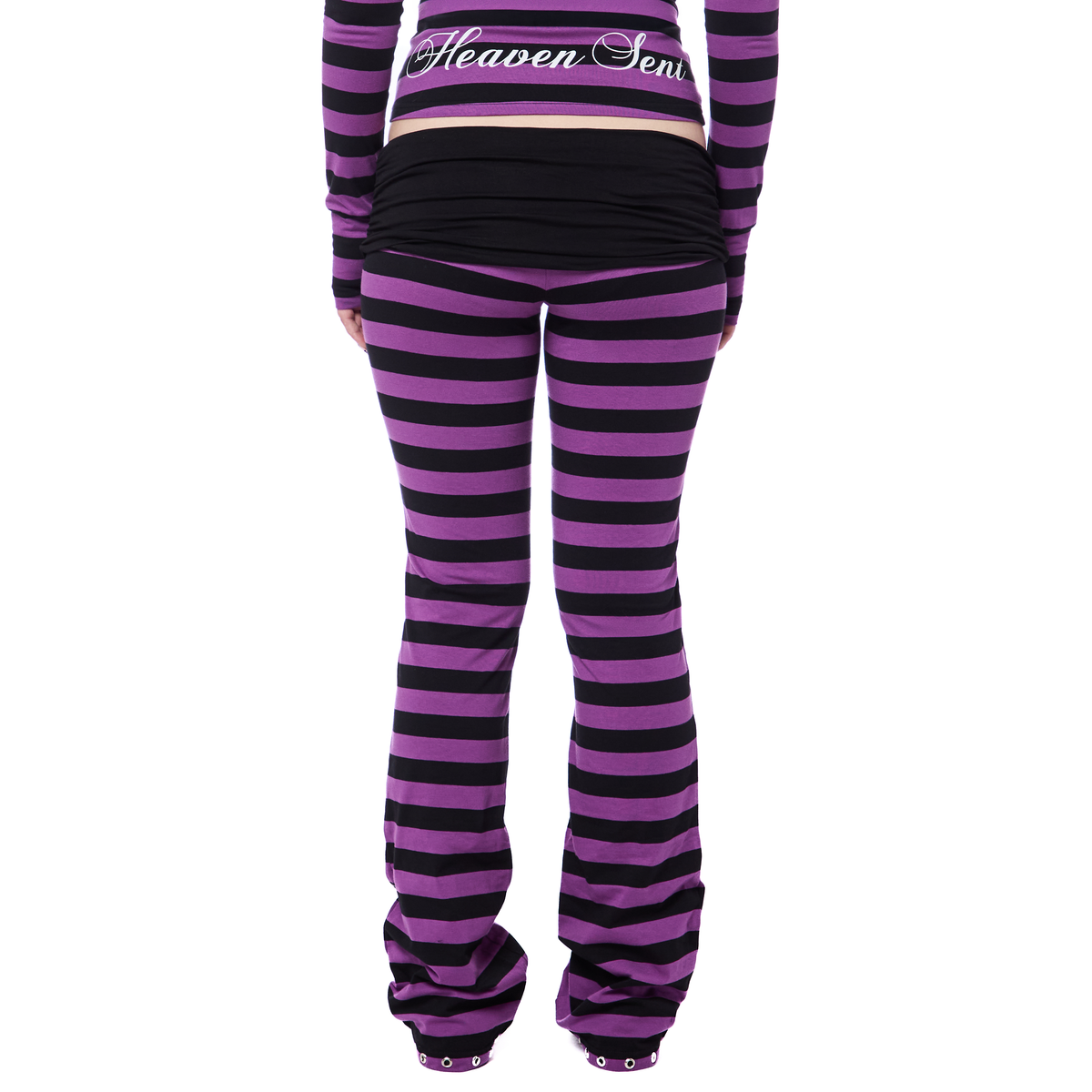 Eclipse Foldover Pants - Purple