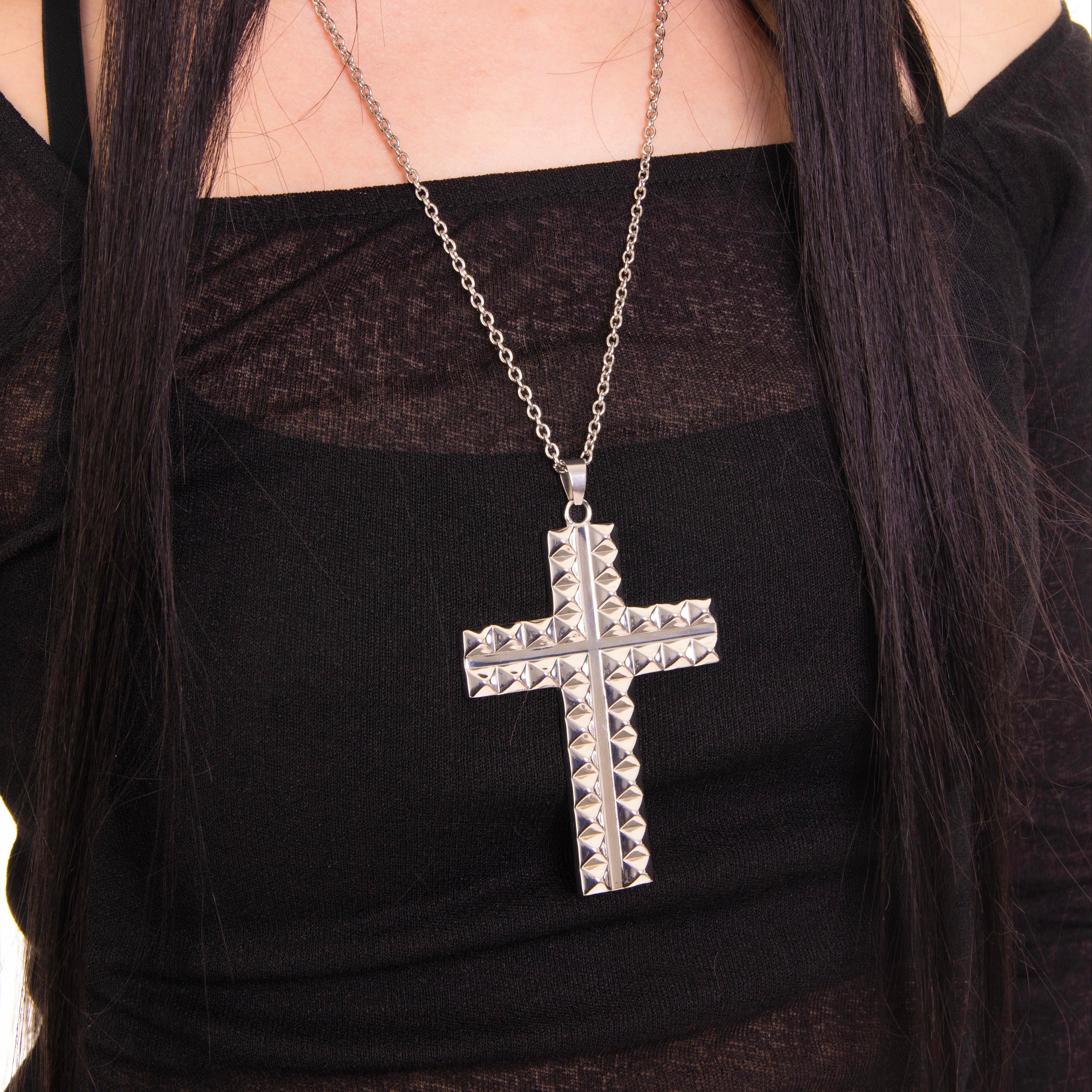XL Ego Cross Necklace