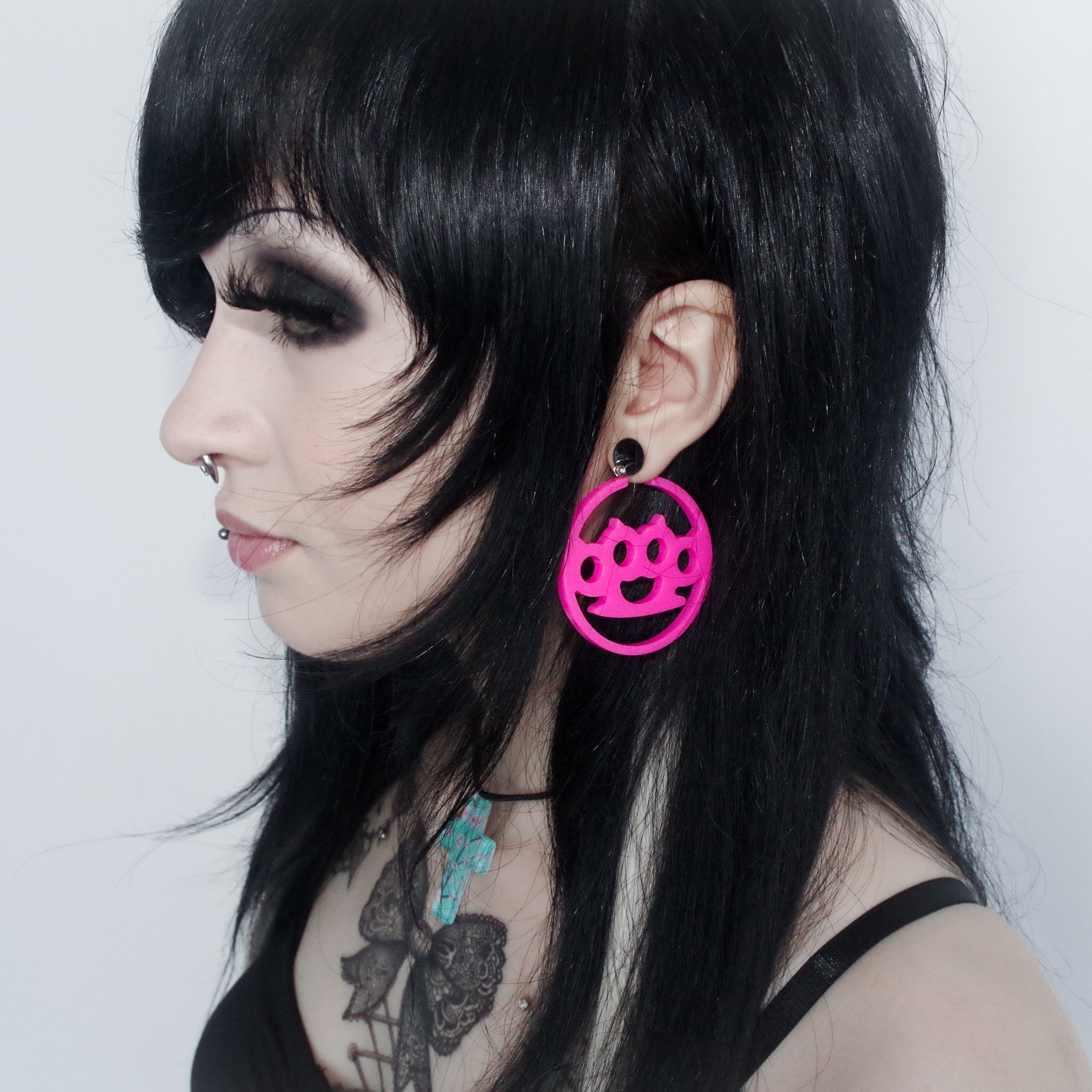 Bruiser Hoops - Pink