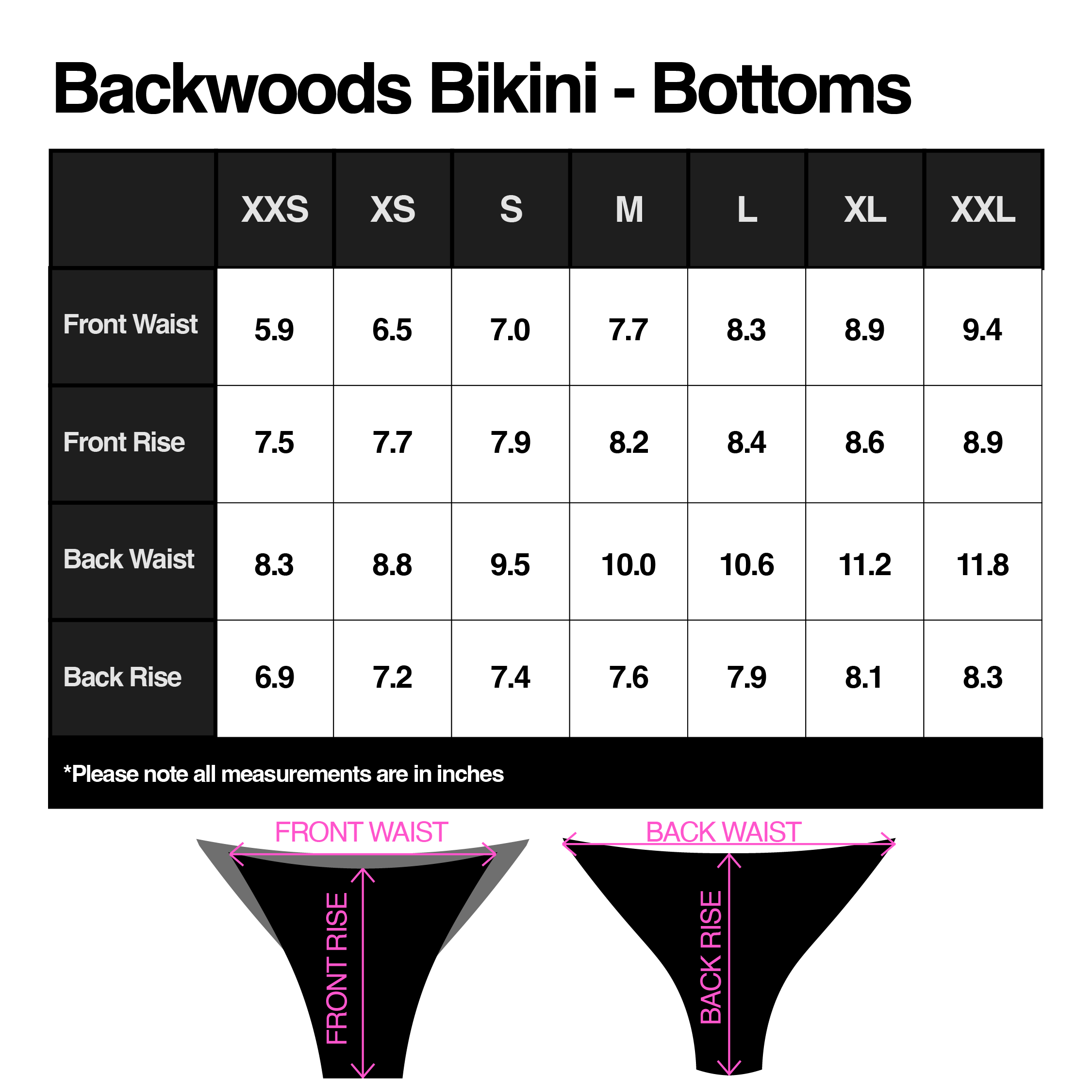 Backwoods Bikini - Bottoms