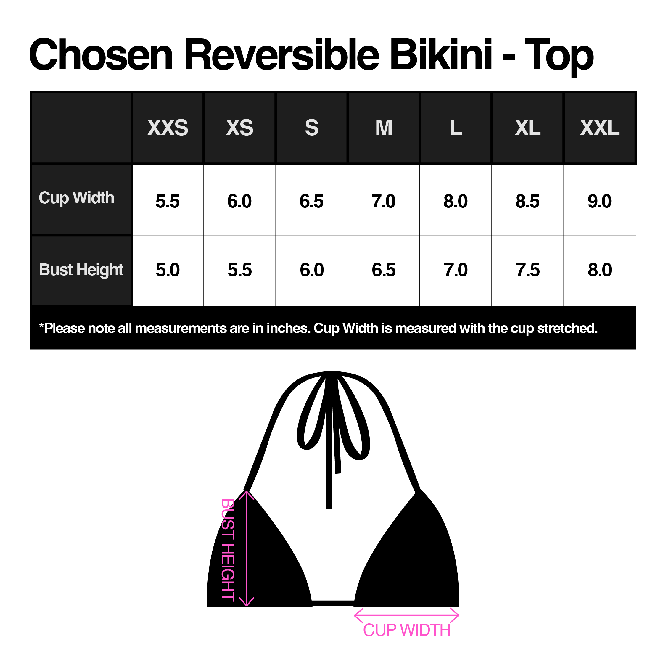 Chosen Reversible Bikini - Top