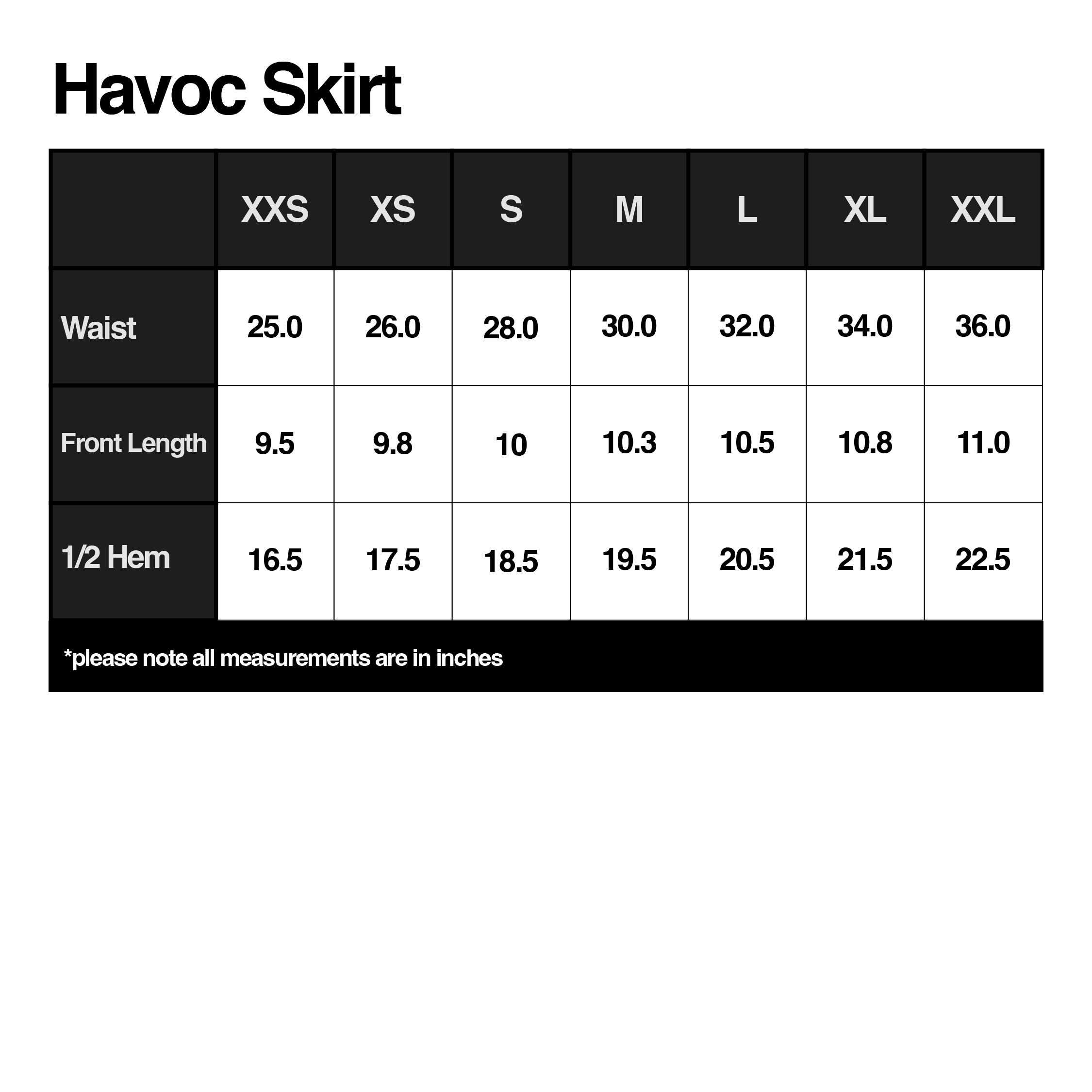 Havoc Skirt