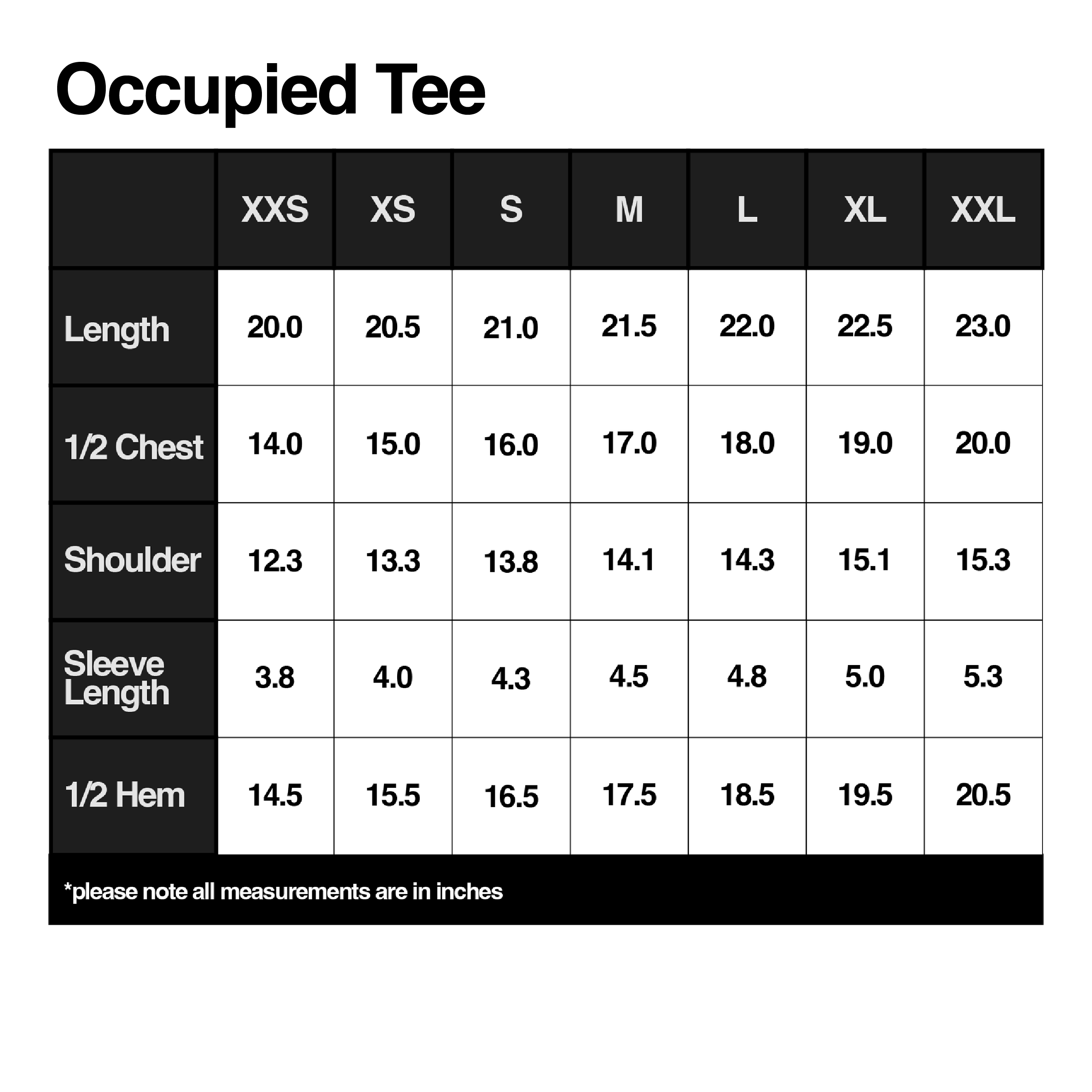 Occupied Tee