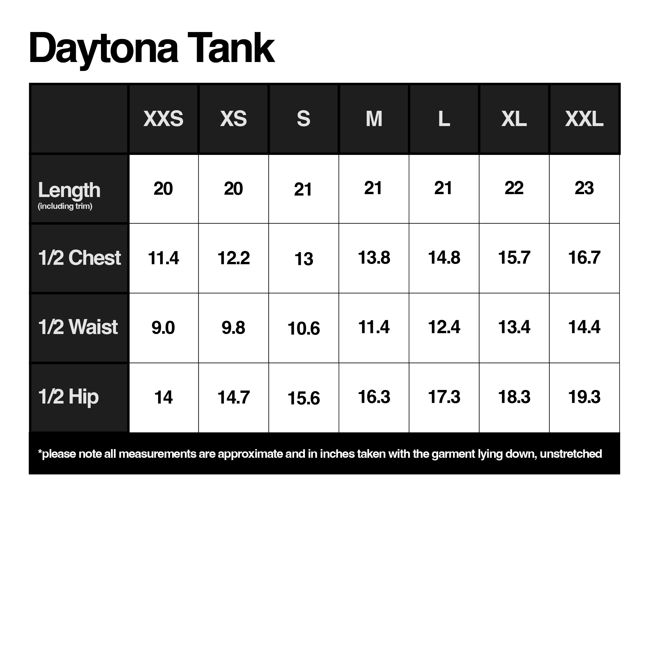 Daytona Tank - Blue Stripes