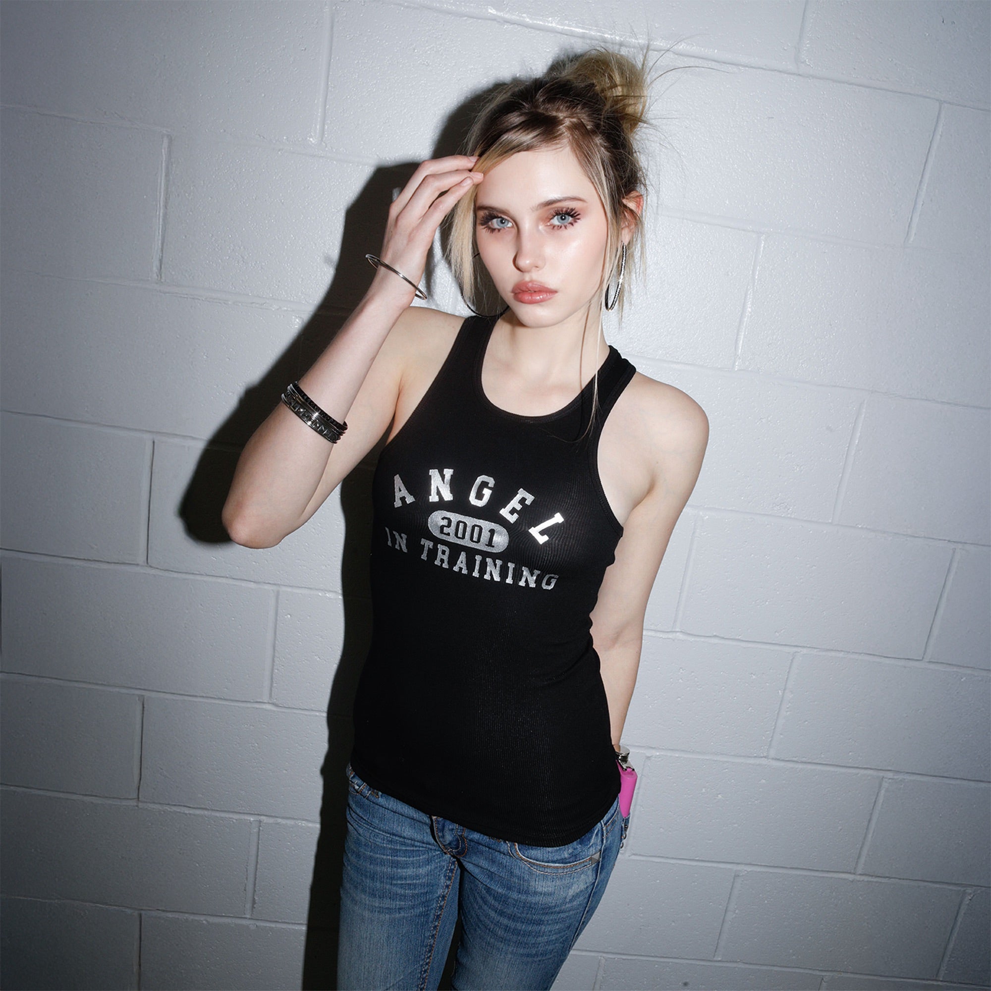 Angel in Training Tank - Black – HeavenSent