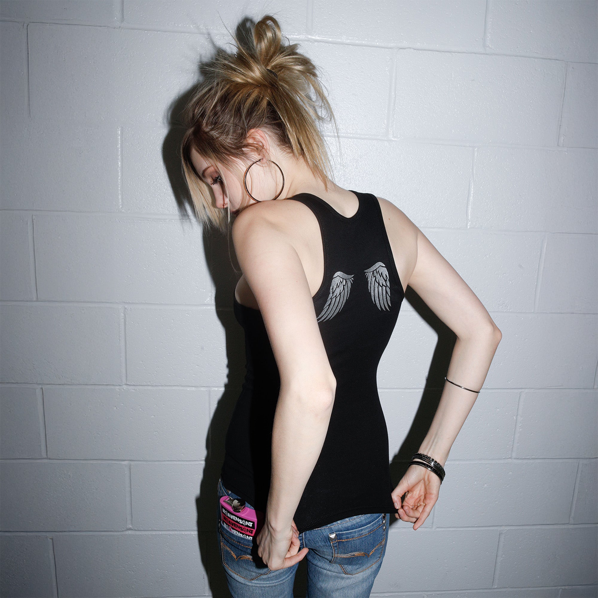 Angel in Training Tank - Black – HeavenSent
