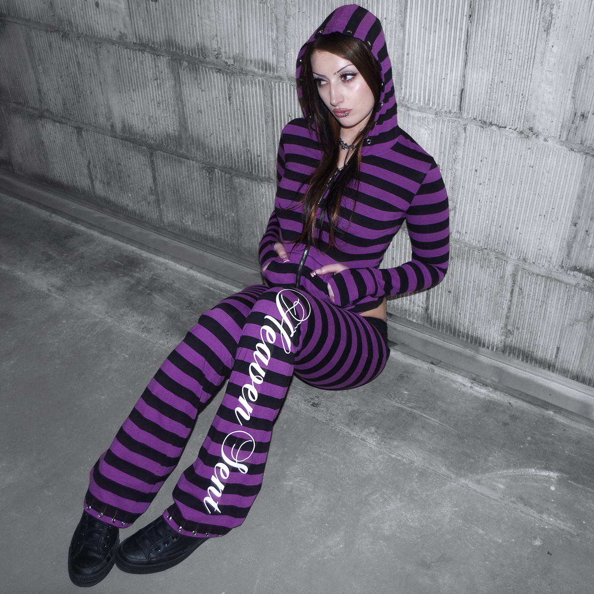 Eclipse Zip Up - Purple