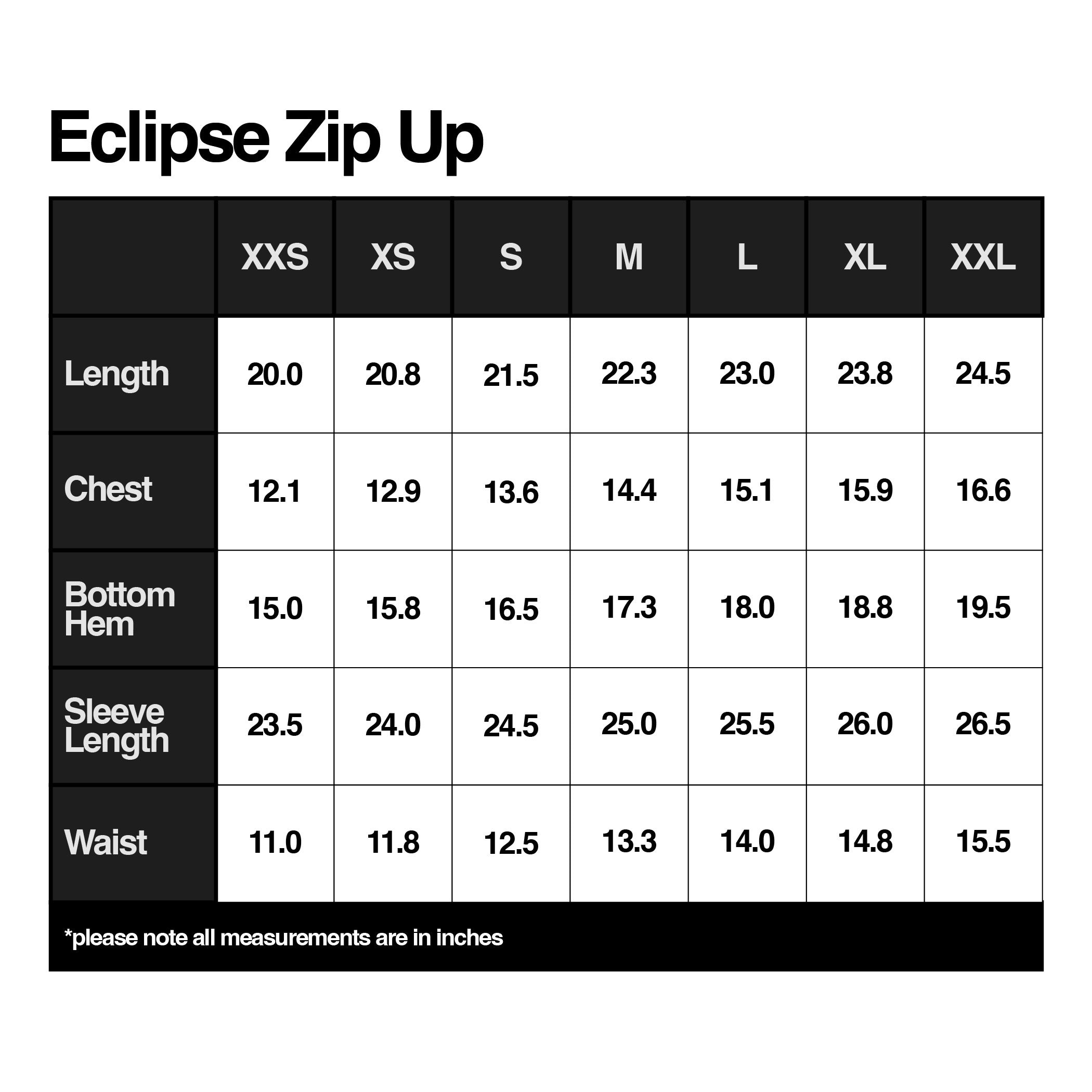 Eclipse Zip Up – HeavenSent